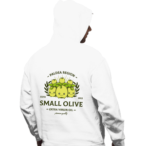 Shirts Pullover Hoodies, Unisex / Small / White Small Olive