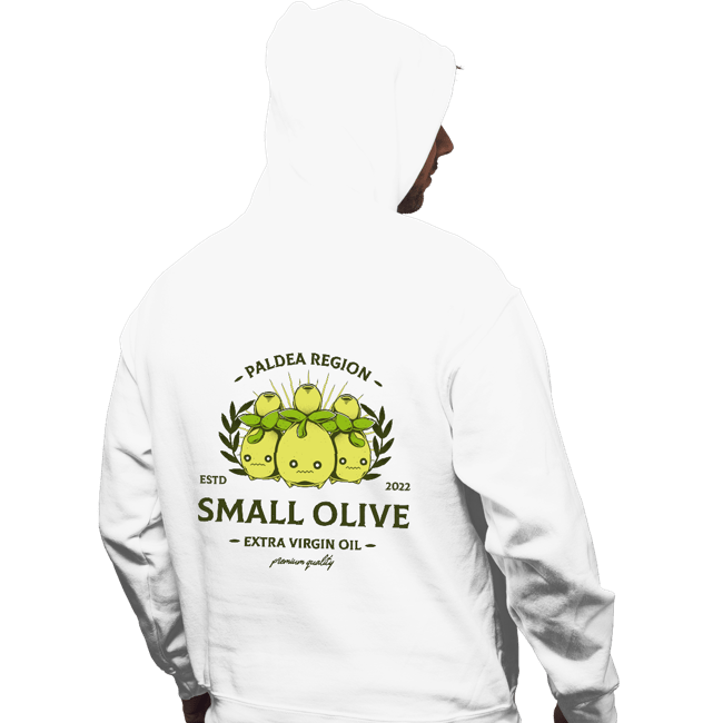 Shirts Pullover Hoodies, Unisex / Small / White Small Olive
