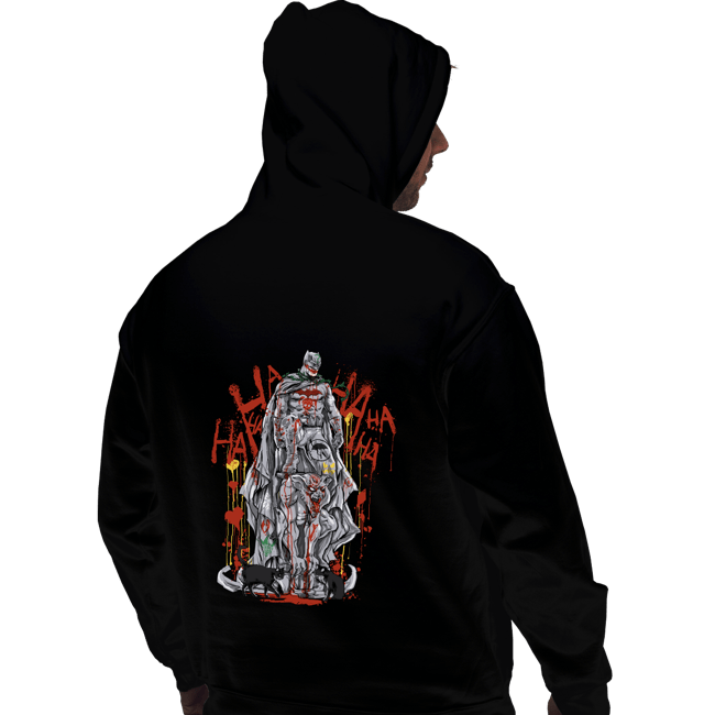 Shirts Pullover Hoodies, Unisex / Small / Black Bat Statue