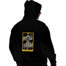 Load image into Gallery viewer, Shirts Pullover Hoodies, Unisex / Small / Black Tarot The Lovers
