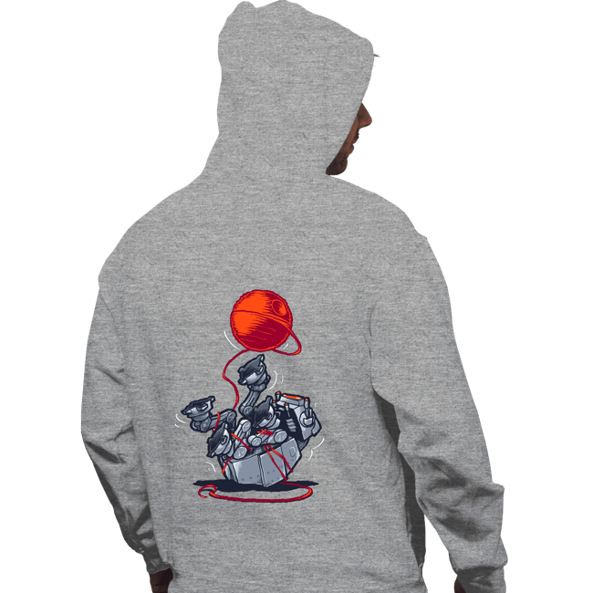 Secret_Shirts Pullover Hoodies, Unisex / Small / Sports Grey Cat-At Loves Yarn