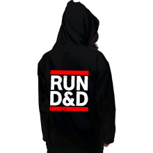 Load image into Gallery viewer, Shirts Pullover Hoodies, Unisex / Small / Black Run D&amp;D
