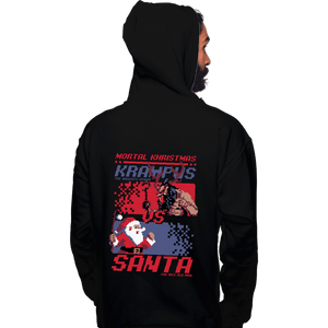 Daily_Deal_Shirts Pullover Hoodies, Unisex / Small / Black Christmas Fight