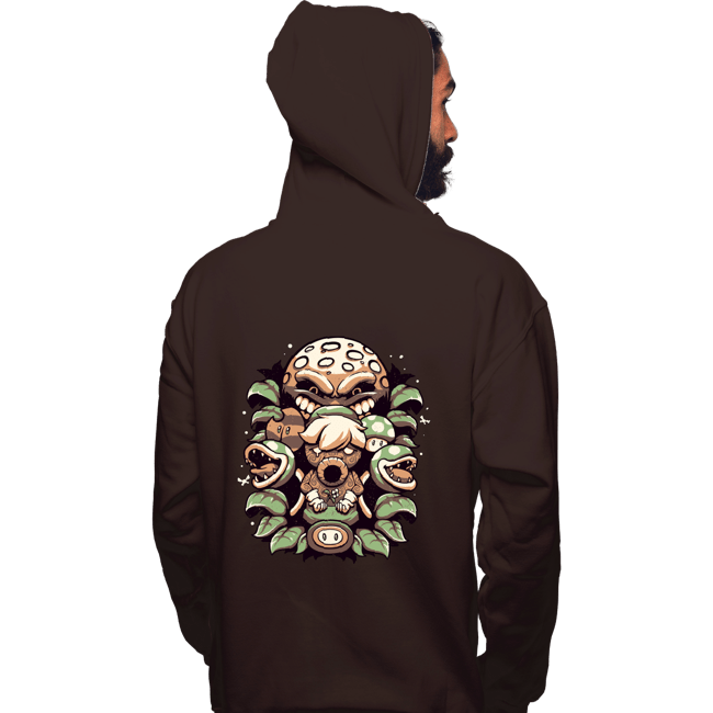 Shirts Pullover Hoodies, Unisex / Small / Dark Chocolate Retro Garden
