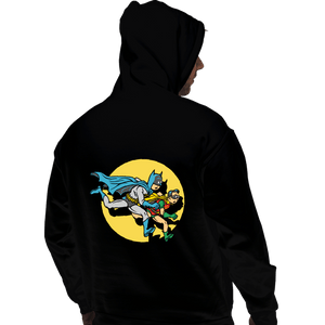 Daily_Deal_Shirts Pullover Hoodies, Unisex / Small / Black The Adventures Of The Night Knights