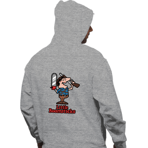 Daily_Deal_Shirts Pullover Hoodies, Unisex / Small / Sports Grey Little Boomsticks