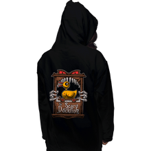 Load image into Gallery viewer, Daily_Deal_Shirts Pullover Hoodies, Unisex / Small / Black The Scary Duckling
