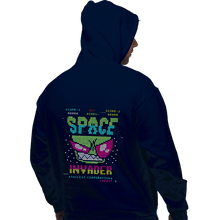 Load image into Gallery viewer, Secret_Shirts Pullover Hoodies, Unisex / Small / Navy Space Invader Zim
