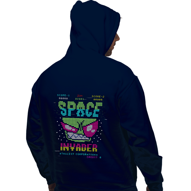 Secret_Shirts Pullover Hoodies, Unisex / Small / Navy Space Invader Zim