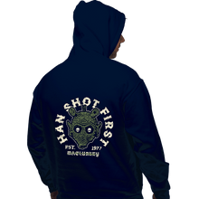 Load image into Gallery viewer, Daily_Deal_Shirts Pullover Hoodies, Unisex / Small / Navy Han Sho7 Firs7
