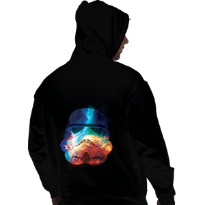 Daily_Deal_Shirts Pullover Hoodies, Unisex / Small / Black Galactic Stormtrooper