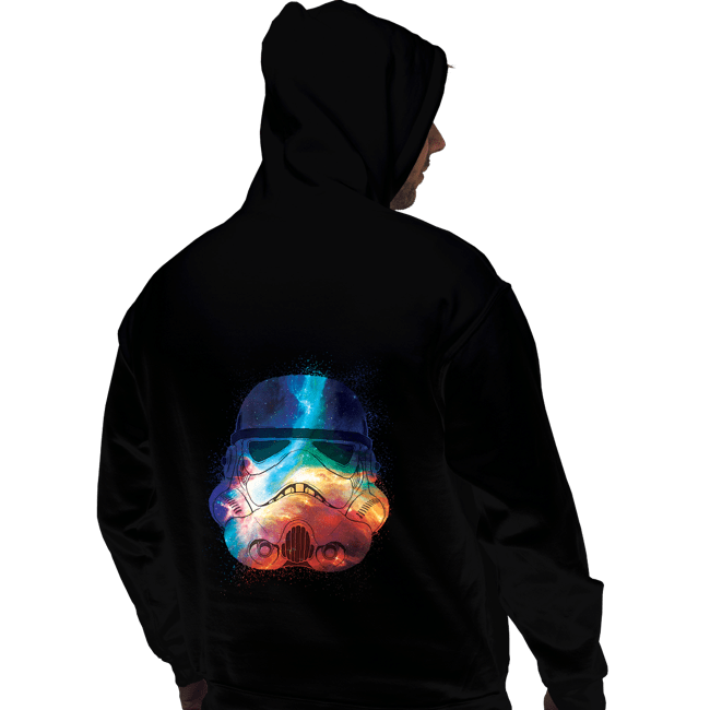 Daily_Deal_Shirts Pullover Hoodies, Unisex / Small / Black Galactic Stormtrooper