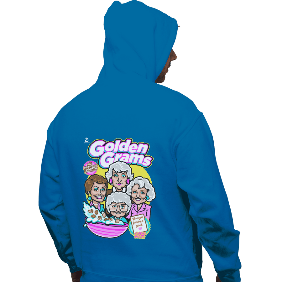 Shirts Pullover Hoodies, Unisex / Small / Sapphire Golden Grams