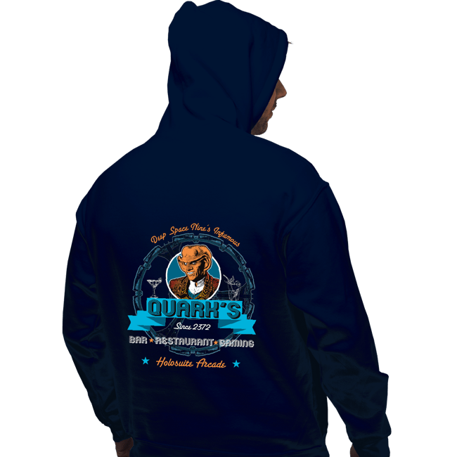 Secret_Shirts Pullover Hoodies, Unisex / Small / Navy Quark's Bar