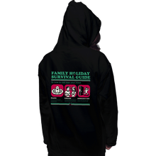 Load image into Gallery viewer, Daily_Deal_Shirts Pullover Hoodies, Unisex / Small / Black Family Holiday Survival Guide
