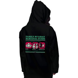 Daily_Deal_Shirts Pullover Hoodies, Unisex / Small / Black Family Holiday Survival Guide