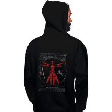 Load image into Gallery viewer, Secret_Shirts Pullover Hoodies, Unisex / Small / Black Vitruvian Mercenary

