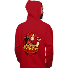 Load image into Gallery viewer, Shirts Pullover Hoodies, Unisex / Small / Red Flower Girl
