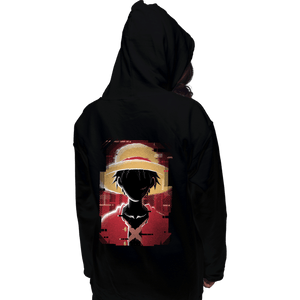 Shirts Pullover Hoodies, Unisex / Small / Black Glitch Luffy