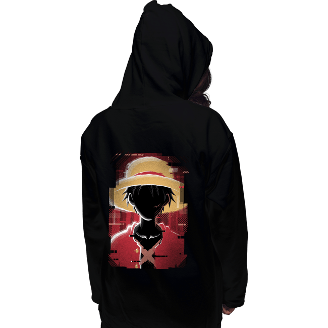 Shirts Pullover Hoodies, Unisex / Small / Black Glitch Luffy