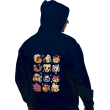 Load image into Gallery viewer, Shirts Zippered Hoodies, Unisex / Small / Navy Island Faces
