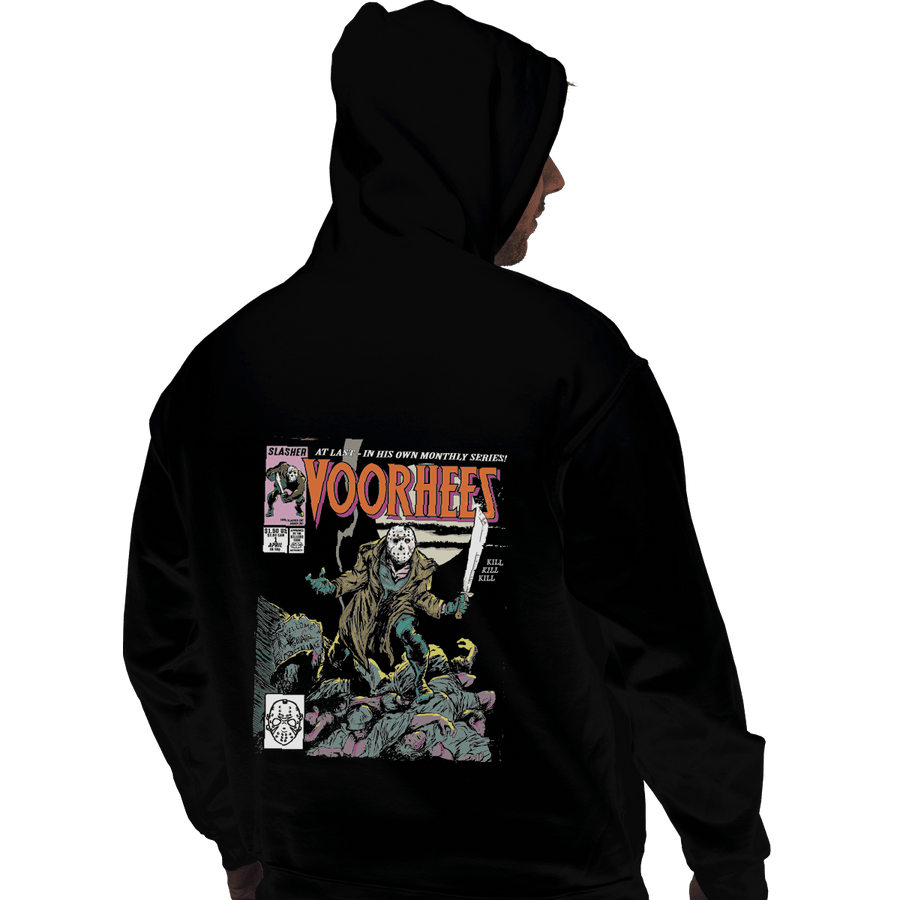 Shirts Zippered Hoodies, Unisex / Small / Black Voorhees Wolverine
