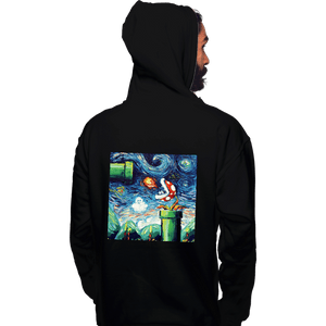 Shirts Pullover Hoodies, Unisex / Small / Black Van Gogh Never Leveled Up