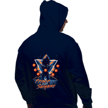 Load image into Gallery viewer, Shirts Pullover Hoodies, Unisex / Small / Navy Retro Saiyan Prince
