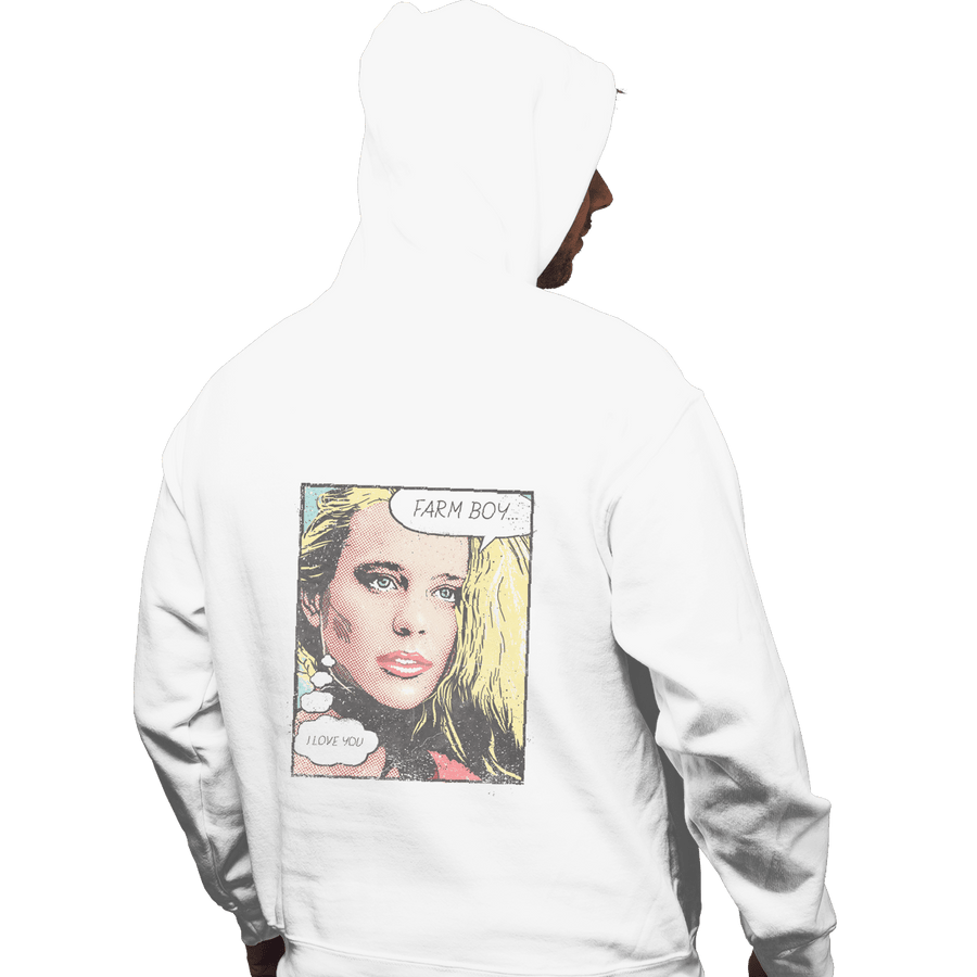 Shirts Pullover Hoodies, Unisex / Small / White Farm Boy