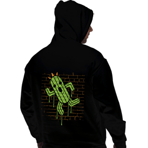 Secret_Shirts Pullover Hoodies, Unisex / Small / Black Cactuar Graffiti