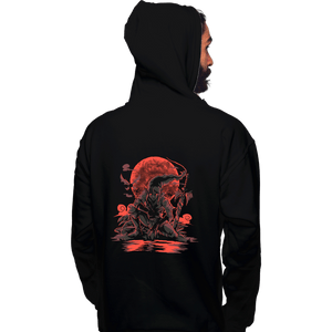 Daily_Deal_Shirts Pullover Hoodies, Unisex / Small / Black Blood Moon Rises