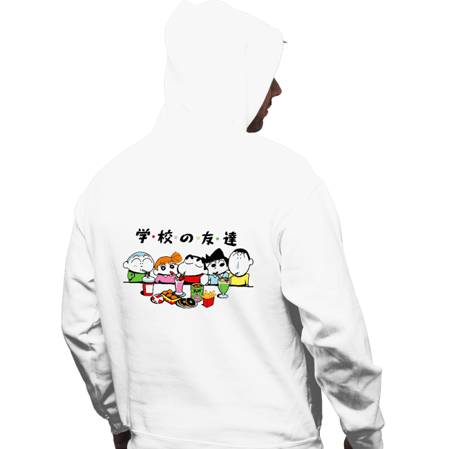 Shirts Pullover Hoodies, Unisex / Small / White School Friends