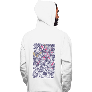 Shirts Pullover Hoodies, Unisex / Small / White Unicorn Gundam