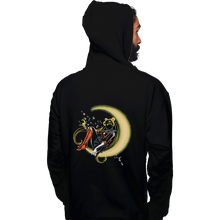 Load image into Gallery viewer, Shirts Pullover Hoodies, Unisex / Small / Black Moon Power
