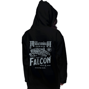 Daily_Deal_Shirts Pullover Hoodies, Unisex / Small / Black Millennium Garage