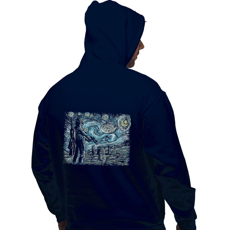 Secret_Shirts Pullover Hoodies, Unisex / Small / Navy Starry Wars