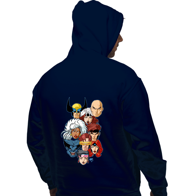 Daily_Deal_Shirts Pullover Hoodies, Unisex / Small / Navy Mutant 97 Heads!
