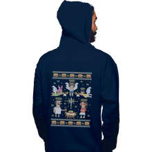 Load image into Gallery viewer, Shirts Pullover Hoodies, Unisex / Small / Navy A Juicy Delicious Christmas
