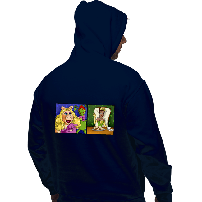Shirts Pullover Hoodies, Unisex / Small / Navy Jealous Piggy