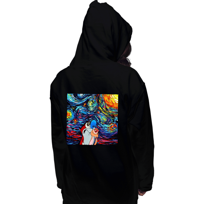 Daily_Deal_Shirts Pullover Hoodies, Unisex / Small / Black Van Gogh Never Experienced Space Madness