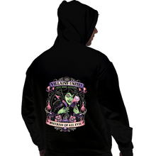Load image into Gallery viewer, Daily_Deal_Shirts Pullover Hoodies, Unisex / Small / Black Villains Unite Maleficent
