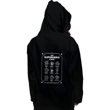 Load image into Gallery viewer, Shirts Zippered Hoodies, Unisex / Small / Black Superhero Cafe
