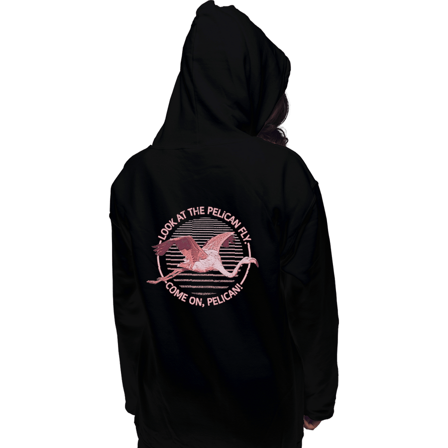 Shirts Pullover Hoodies, Unisex / Small / Black Fly Pelican