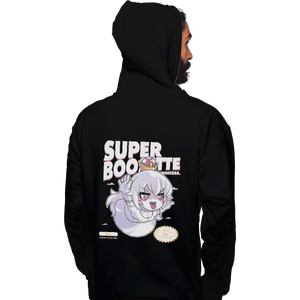 Shirts Pullover Hoodies, Unisex / Small / Black Super Boosette