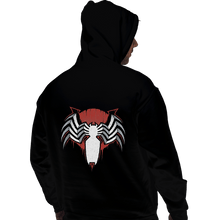 Load image into Gallery viewer, Shirts Pullover Hoodies, Unisex / Small / Black V of Symbiote
