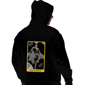 Daily_Deal_Shirts Pullover Hoodies, Unisex / Small / Black JL Tarot - The World