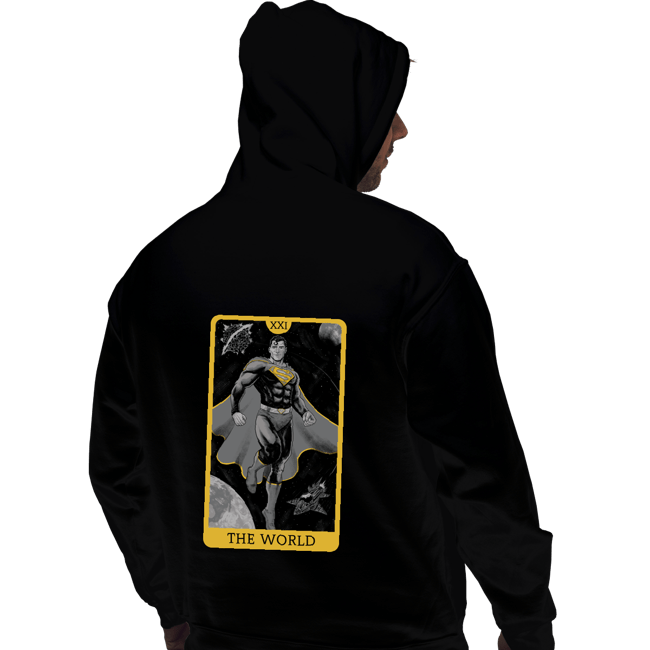 Daily_Deal_Shirts Pullover Hoodies, Unisex / Small / Black JL Tarot - The World