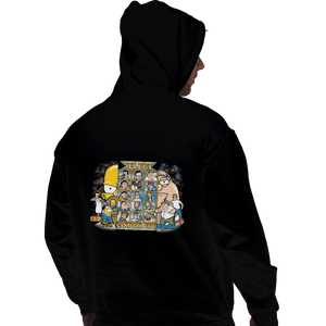 Shirts Zippered Hoodies, Unisex / Small / Black Clash Of Toon Dads