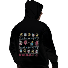 Load image into Gallery viewer, Shirts Pullover Hoodies, Unisex / Small / Black Winter Fantasy
