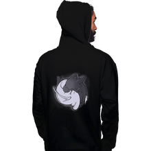 Load image into Gallery viewer, Shirts Pullover Hoodies, Unisex / Small / Black Dragon Tao
